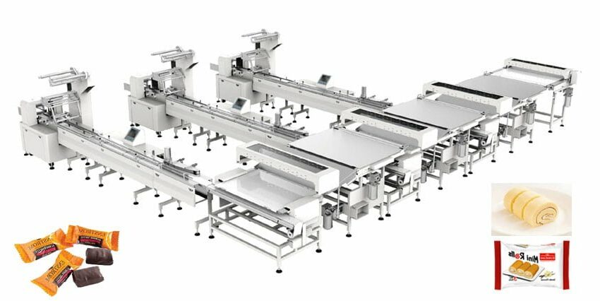 Up&down automated packing line