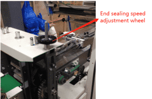 End seal speed adjustment