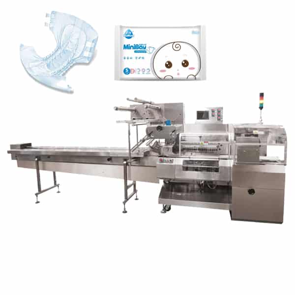 Diaper-wrapping-machine